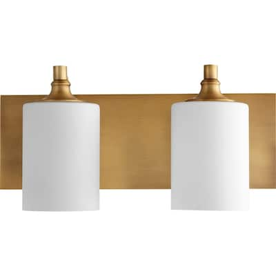 Celeste Aged Brass 2-light Vanity Lighting