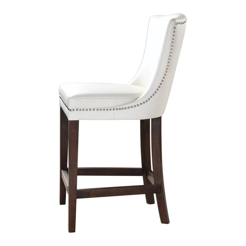 Uttermost Dariela Dark Walnut Stain Counter Stool