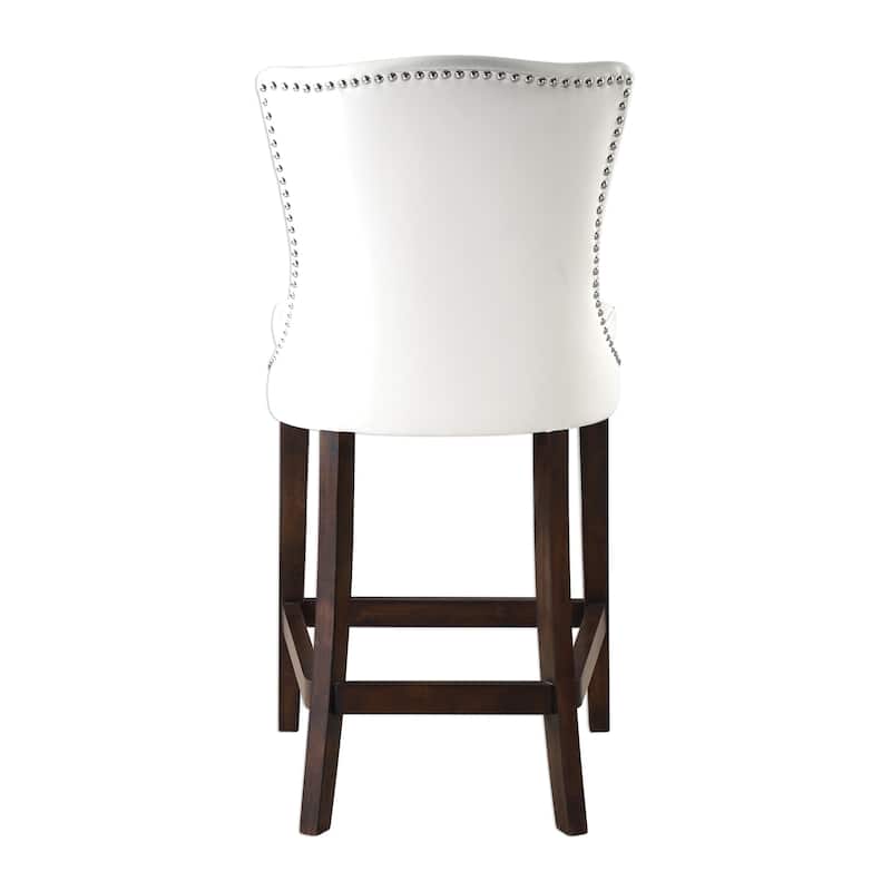 Uttermost Dariela Dark Walnut Stain Counter Stool