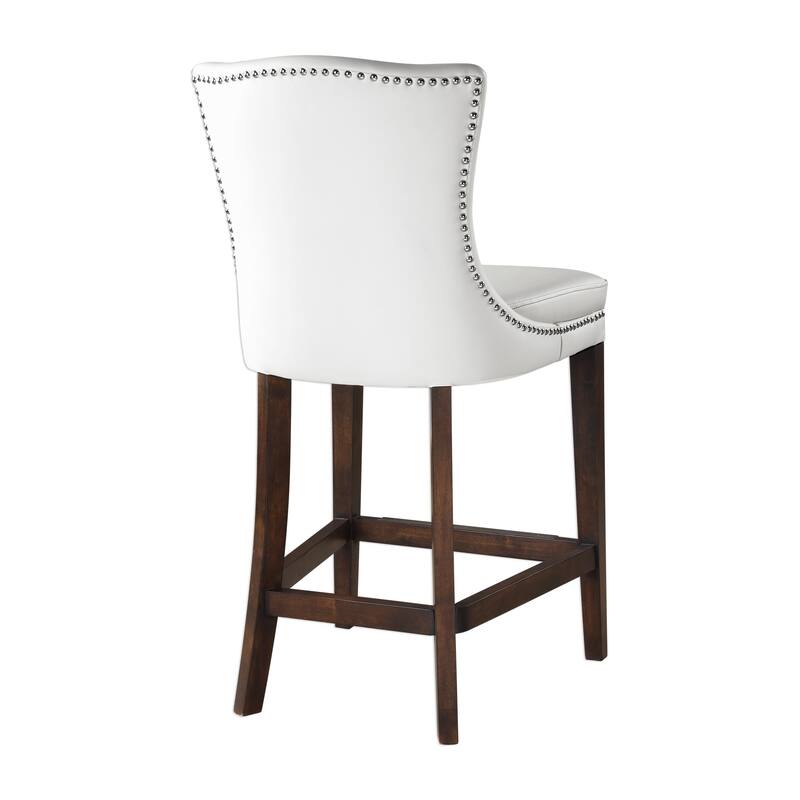 Uttermost Dariela Dark Walnut Stain Counter Stool