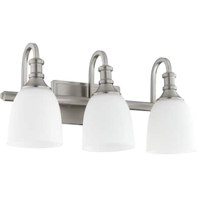 Richmond Satin Nickel 3-light Vanity Lighting