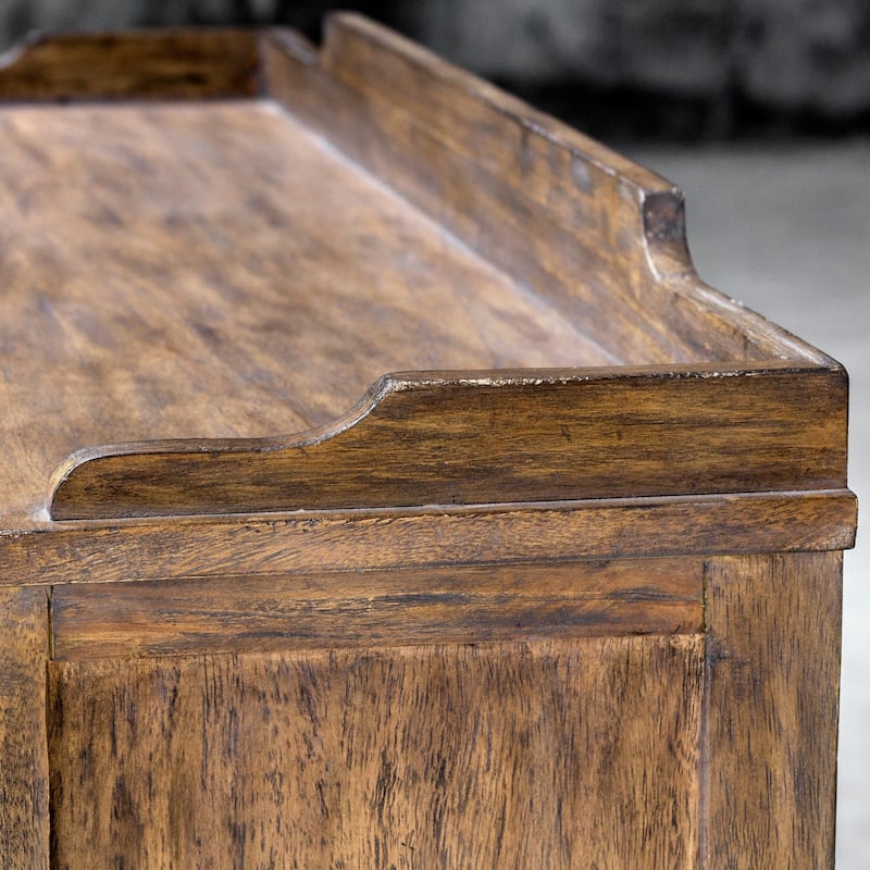 Uttermost Ardusin Driftwood Grey Hobby Cupboard