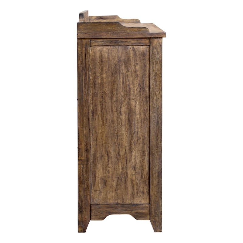 Uttermost Ardusin Driftwood Grey Hobby Cupboard