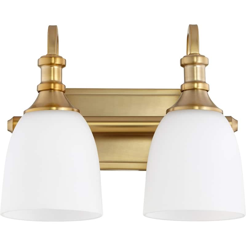 Richmond Aged Brass 2-light Vanity Lighting