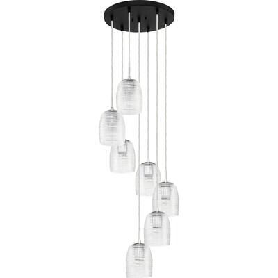 Realm Earth Black 7-light Pendant