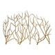 preview thumbnail 1 of 1, Uttermost Gold Branches Hammered Iron Fireplace Screen