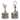 Uttermost Jaylene Tarnished Silver Sculptures (Set of 2)
