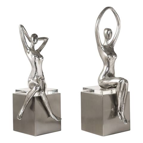 Uttermost Jaylene Tarnished Silver Sculptures (Set of 2)