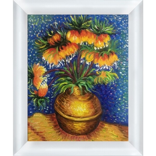 Vincent Van Gogh Vase with Hollyhocks Gym Bag