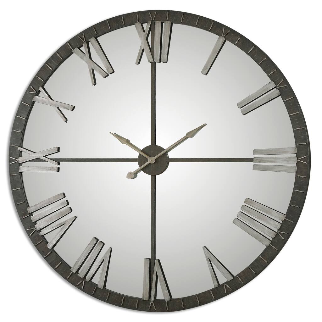 Uttermost Amelie Rustic Bronze Wall Clock