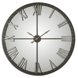 Uttermost Amelie Rustic Bronze Wall Clock