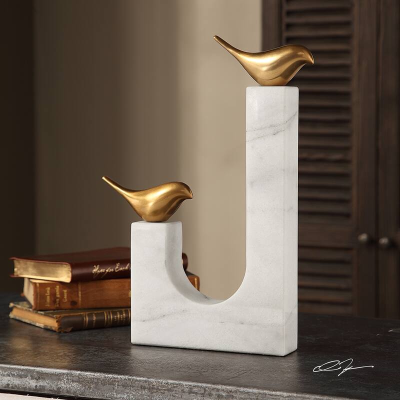 Uttermost Songbirds White Sculpture