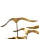 preview thumbnail 2 of 1, Uttermost Flock of Seagulls Metallic Gold Leaf Sculptures