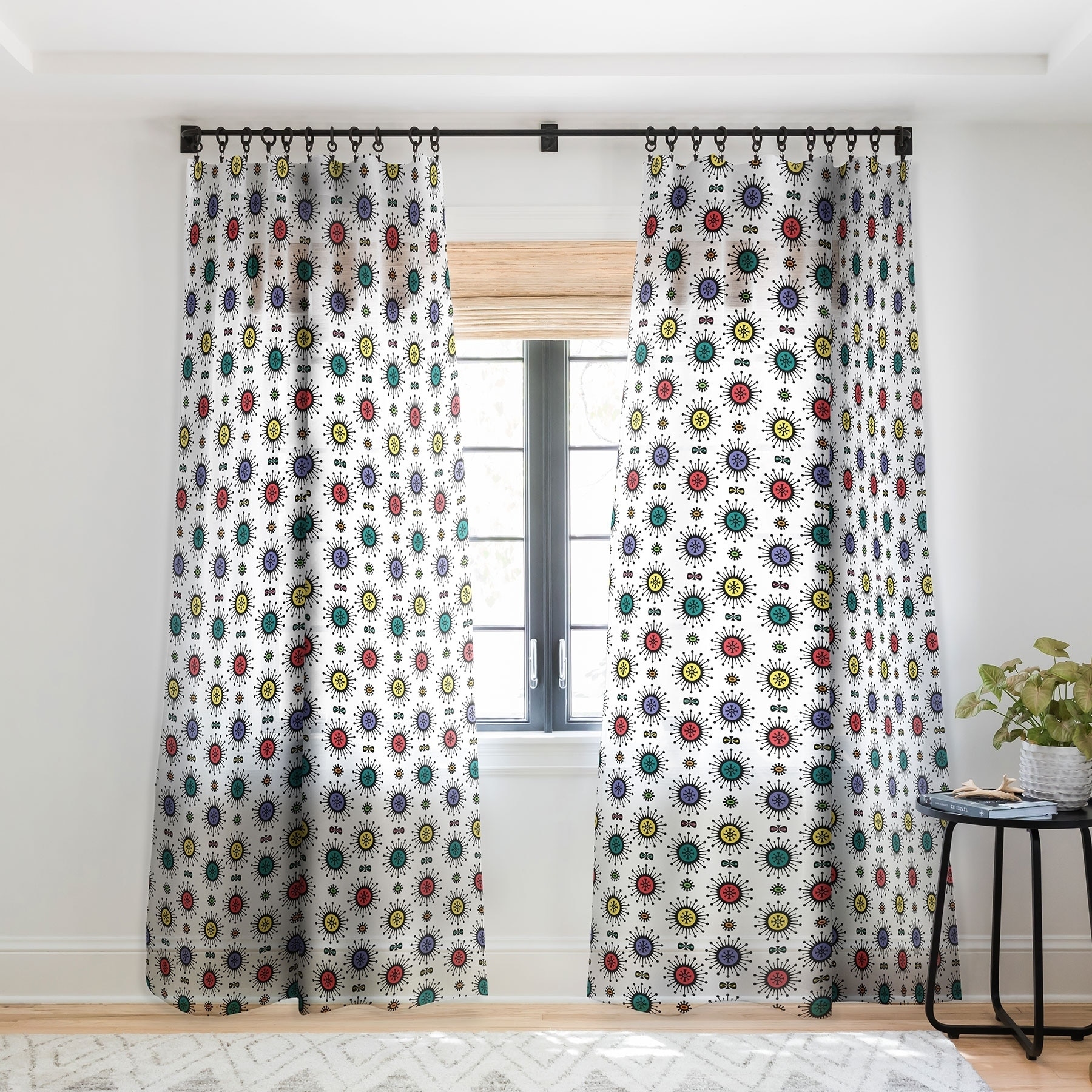 retro curtains