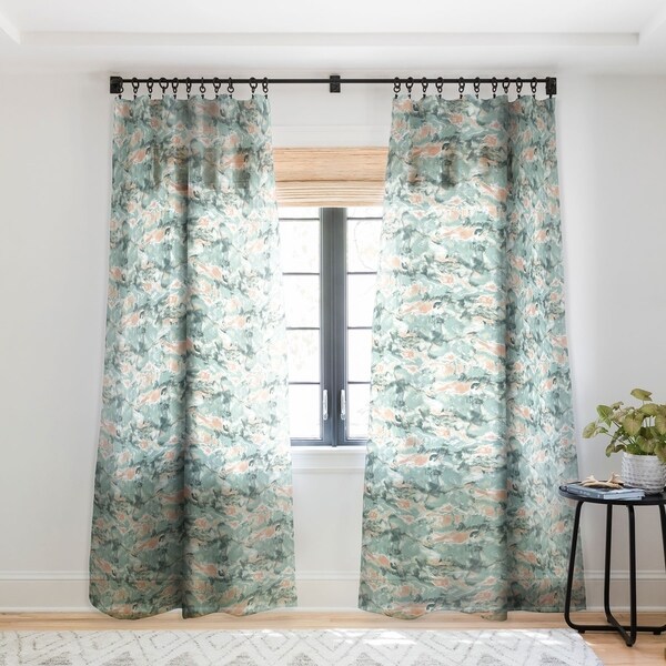 Jacqueline Maldonado Marble Mist Single Panel Sheer Curtain - 50 X 84. Opens flyout.