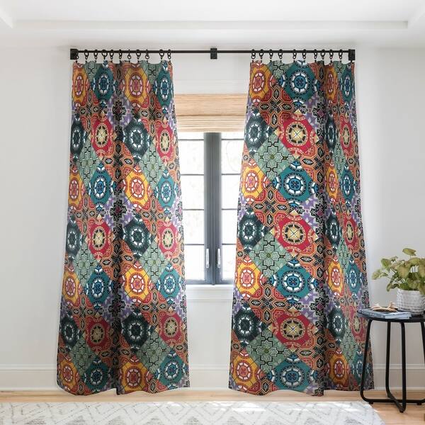 Shop Sharon Turner Deseo Bold Spanish Tile Single Panel Sheer