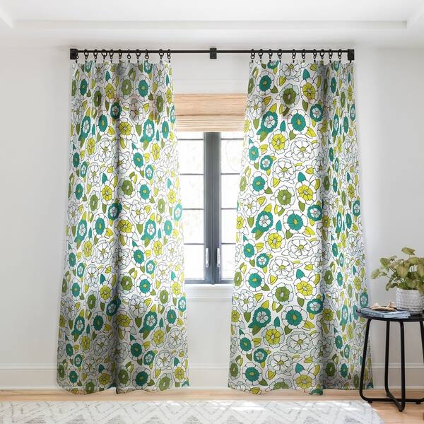 Shop Heather Dutton Tropical Bloom Single Panel Sheer Curtain 50