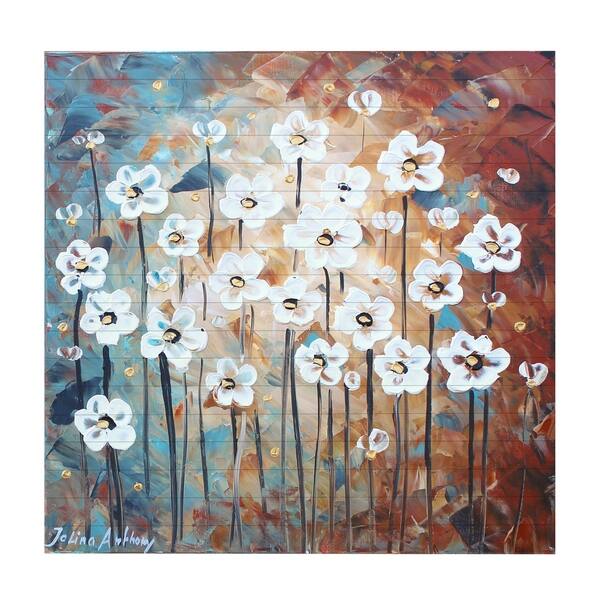 Shop Artwall Spring Blooms Wood Pallet Art Overstock 22042453