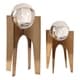 preview thumbnail 1 of 2, Uttermost Ellianna Brushed Plated Copper Bronze Spheres (Set of 2)