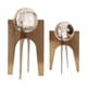 preview thumbnail 2 of 2, Uttermost Ellianna Brushed Plated Copper Bronze Spheres (Set of 2)