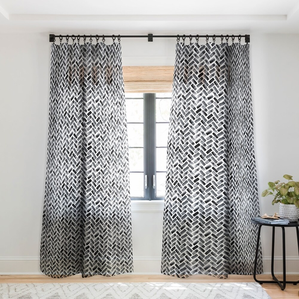 Grommet Top Vertical Semi Sheer Privacy with Light Filter Drape for Patio//Porch Decor NICETOWN Extra Wide Faux Linen Sheer Curtain 84 inch Long, Taupe, 1 Panel 100 Wide