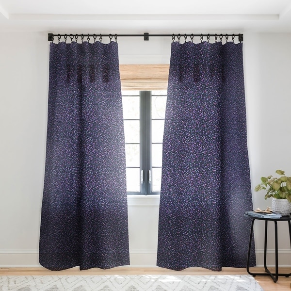 Ninola Design Cosmic Circles Ultraviolet Dots Bubbles Single Panel Sheer Curtain - 50 x 84. Opens flyout.