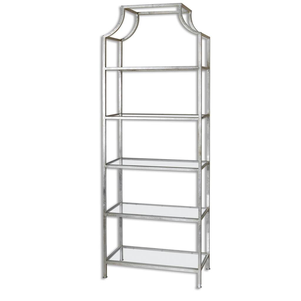 Uttermost Aurelie Silver Leaf Etagere