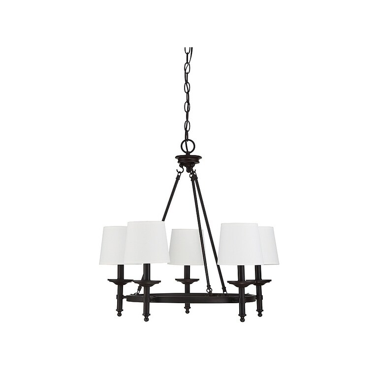Copper Grove Grau 5-light Chandelier with Oil-rubbed Bronze - Chandeliers For Bedrooms by Overstock.com