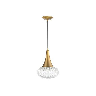 Carson Carrington Henningsvaer 1-light Natural Brass Mini Pendant