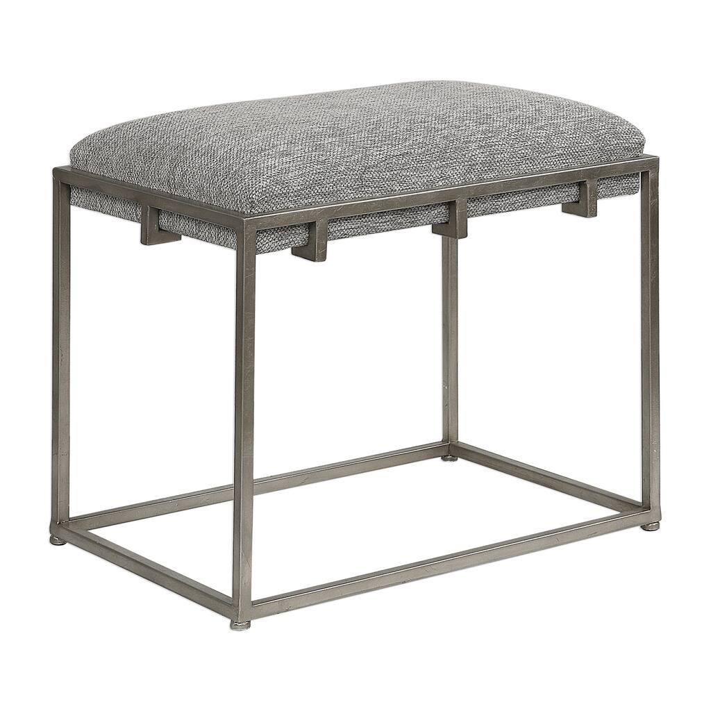 Uttermost Edie Ash Grey Small Bench