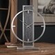 preview thumbnail 2 of 0, Uttermost Nico Antiqued Silver Champagne Desk Clock