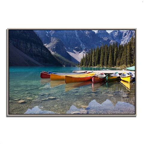 "Lake Moraine", Fine Art Giclee Print on Gallery Wrap Canvas, Ready to Hang