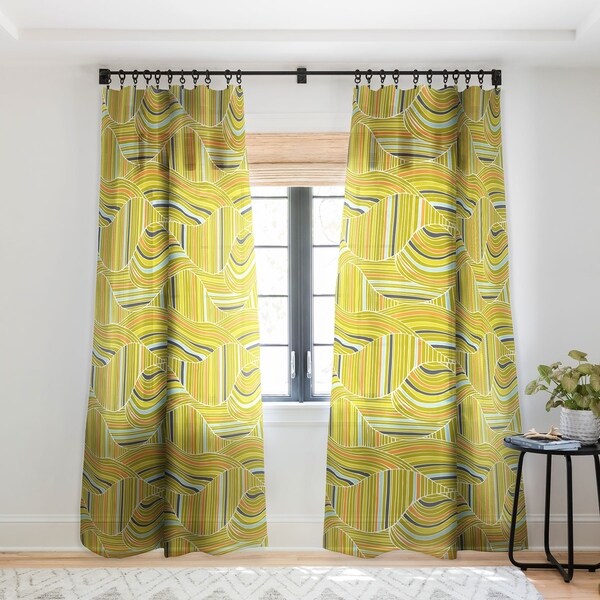 Heather Dutton Dunes Single Panel Sheer Curtain - 50 x 84. Opens flyout.
