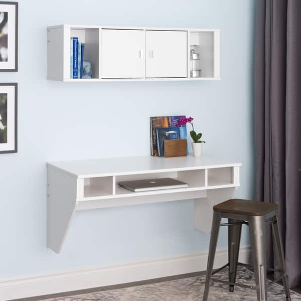 Shop Soho White Desk And Hutch Set Free Shipping Today