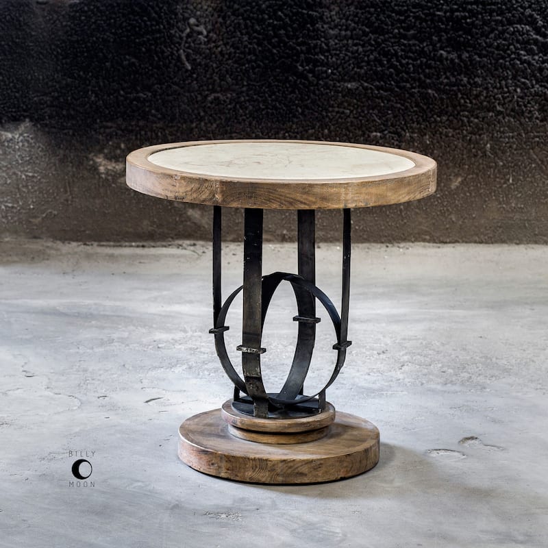 Uttermost Sydney Light Oak Accent Table