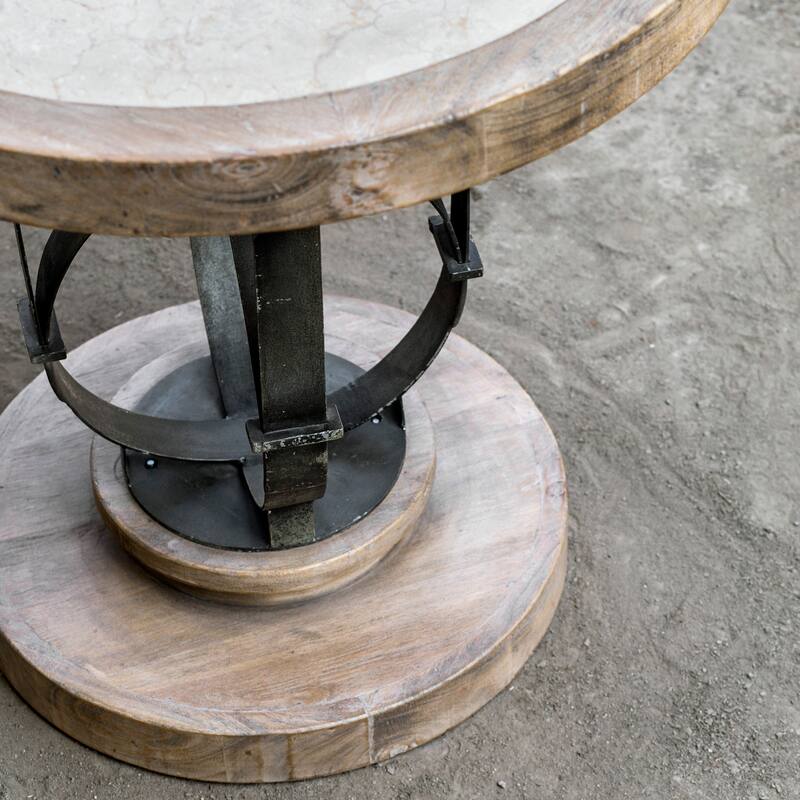 Uttermost Sydney Light Oak Accent Table