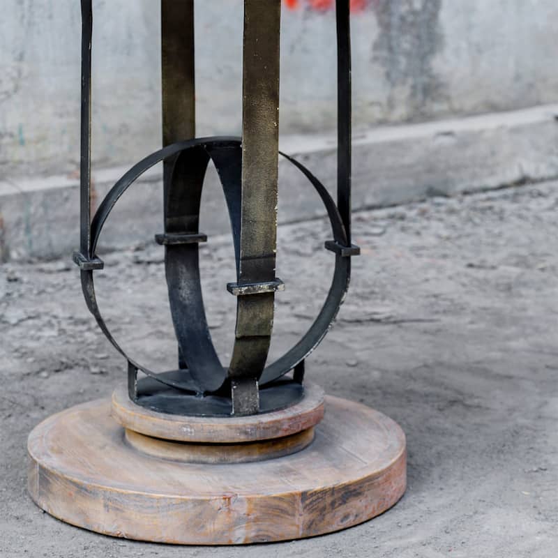 Uttermost Sydney Light Oak Accent Table