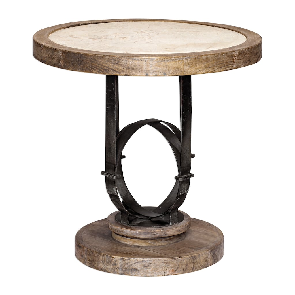 Uttermost Sydney Light Oak Accent Table