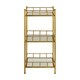 preview thumbnail 2 of 2, Uttermost Tilly Bright Gold Leaf Shelf