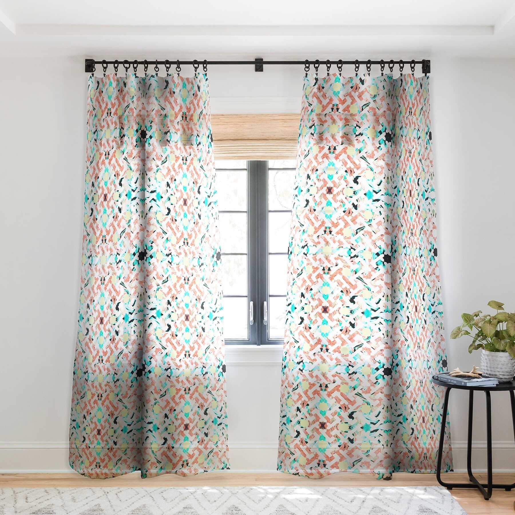 Shop Marta Barragan Camarasa Moroccan Mosaic Single Panel Sheer