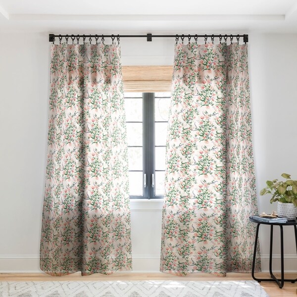Iveta Abolina Clarette Single Panel Sheer Curtain - 50 x 84 - Overstock ...
