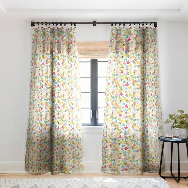 Sharon Turner Indian Summer Flowers Bees Single Panel Sheer Curtain 50 X 84 Sharon Turner Indian Summer Flowers Bees Single Panel Sheer Curtain 50 X 84