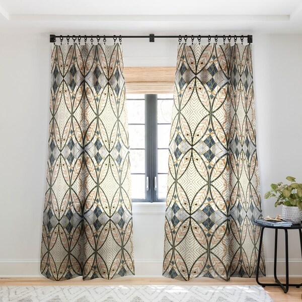 Marta Barragan Camarasa Pattern Mosaic Art Deco I Single Panel Marta Barragan Camarasa Pattern Mosaic Art Deco I Single Panel Sheer Curtain 50 X 84 Free Shipping Today 22044569
