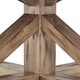 preview thumbnail 8 of 7, Benchwright Rustic X-base Round Pine Wood Coffee Table by iNSPIRE Q Artisan