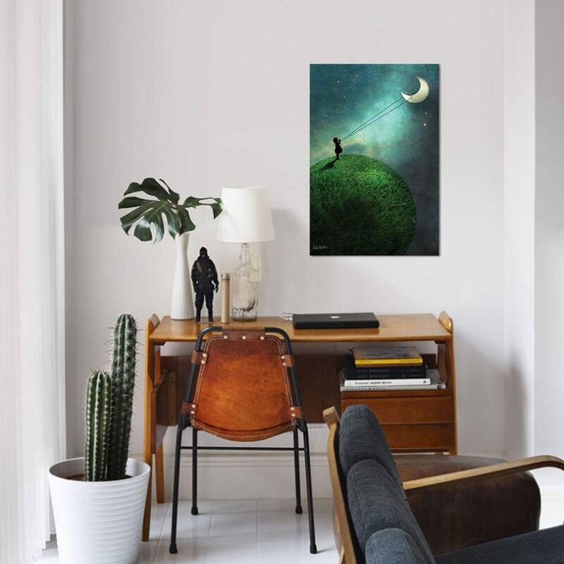 iCanvas "Chasing The Moon" by Catrin Welz-Stein Canvas Print