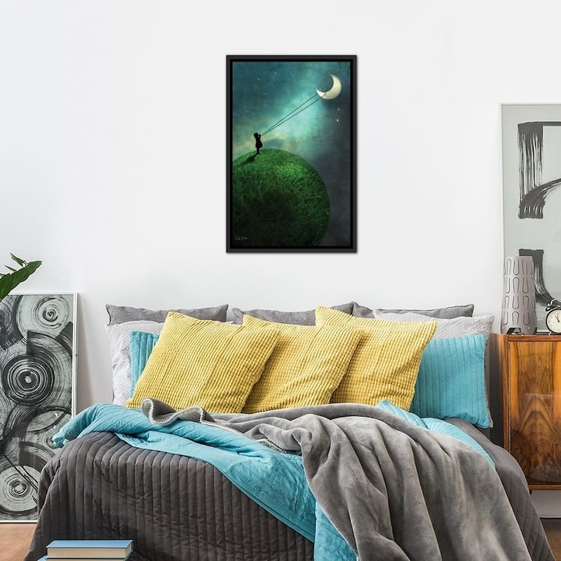 iCanvas "Chasing The Moon" by Catrin Welz-Stein Canvas Print