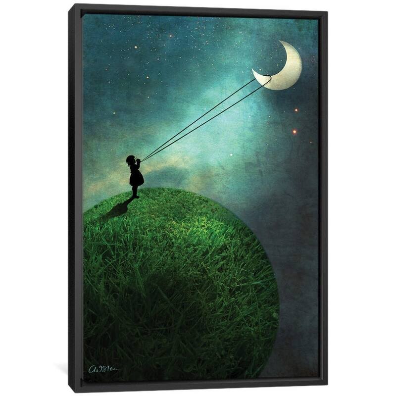 iCanvas "Chasing The Moon" by Catrin Welz-Stein Canvas Print