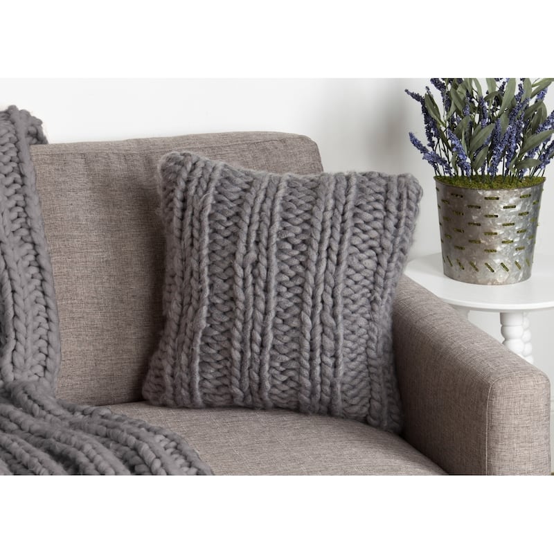Chunky Knit Pillow Cover