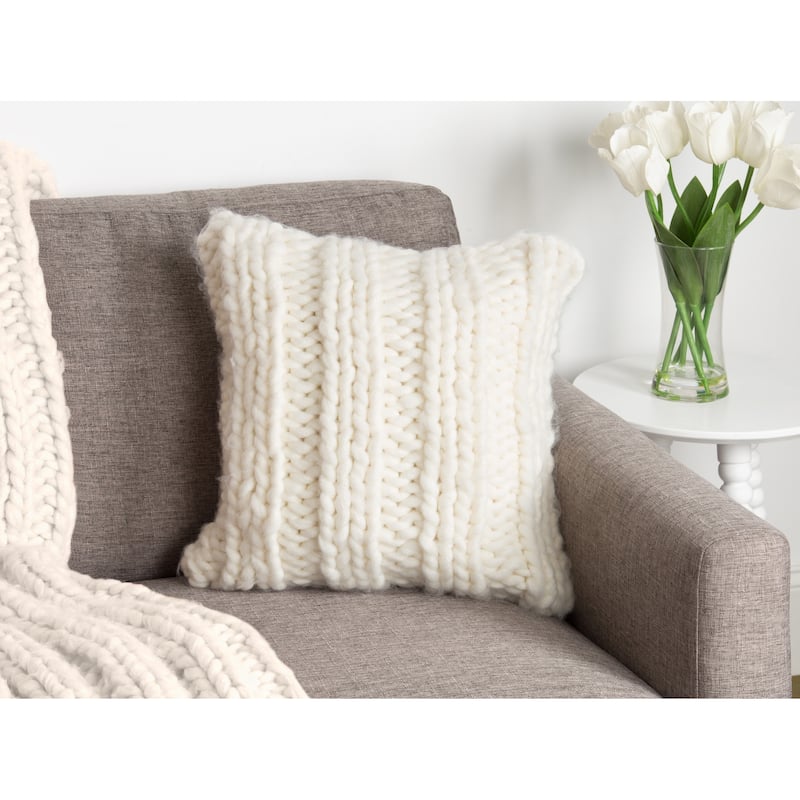 Chunky Knit Pillow Cover