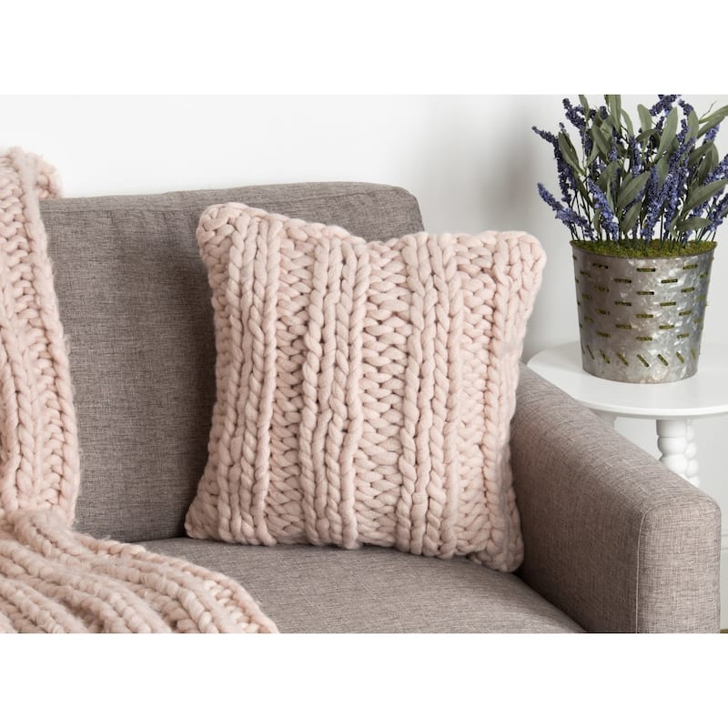 Chunky Knit Pillow Cover